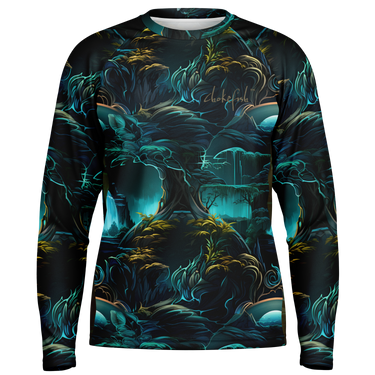 Chokefish™ Long Sleeve Every Day All Weather Trees&Boats Shirt Men's-002